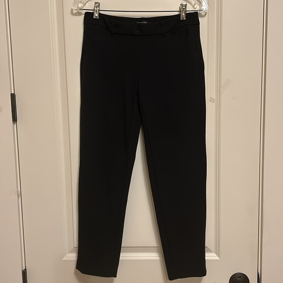 White House Black Market Black Slim Ankle Dress Pants Women’s Size 2 Regular - Picture 1 of 8